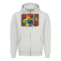 Lgbtq Background Zipper Hoodie | Teevron