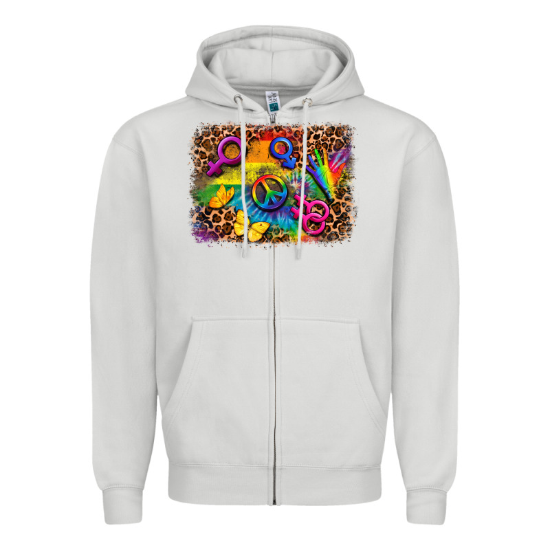 Lgbtq Background Zipper Hoodie by FaDigitalArtStudio | Teevron