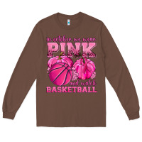 Chestnut In October We Wear Pink and Watch Basketball Long Sleeve Tee - texasbilliewilder