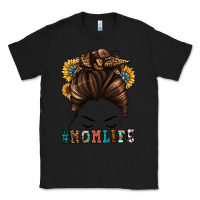 Black mom life messy bun Classic Tee - Jasminsmagicworld