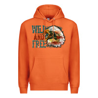 Carrot Wild and free Premium Hoodie - FaDigitalArtStudio
