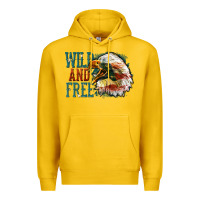Lemon Wild and free Premium Hoodie - FaDigitalArtStudio