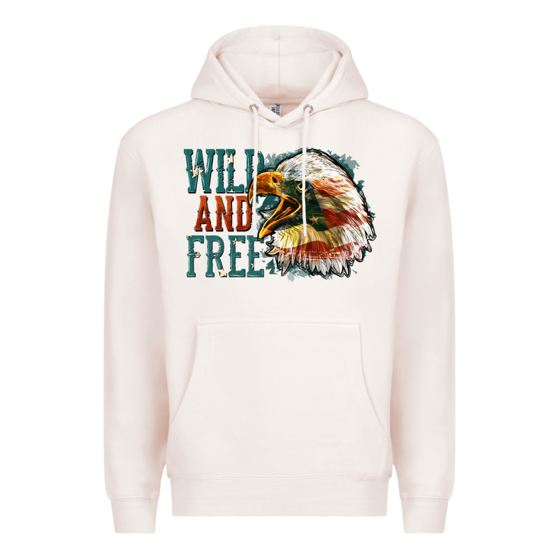 Wild And Free Premium Hoodie by FaDigitalArtStudio | Teevron
