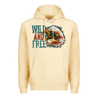 Pina Colada Wild and free Premium Hoodie - FaDigitalArtStudio