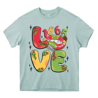 Arona love juneteenth lips Heavy Core Tee - MaliasSmallBusiness