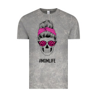 Cloud Rock Pink Glitter, Leopard Pattern Mom Skull Vintage Tee - Bettercallsaul