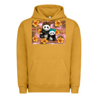 Pigment Peanut Butter Mama Panda And Baby Panda Urban Hoodie - Artiststas
