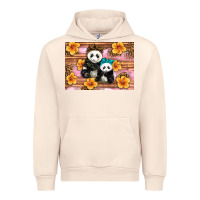 Sandshell Mama Panda And Baby Panda Urban Hoodie - Artiststas
