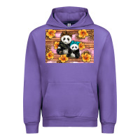 Tulip Mama Panda And Baby Panda Urban Hoodie - Artiststas
