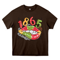 1865 Juneteenth Lips Heavy Core Tee | Teevron