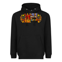 Black give thanks to the lord for he is good Heavyweight Hoodie - CowhideDigitalArt