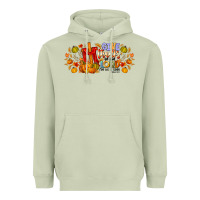 Matcha give thanks to the lord for he is good Heavyweight Hoodie - CowhideDigitalArt