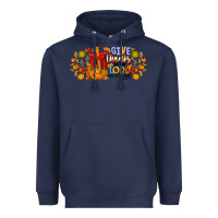 Navy give thanks to the lord for he is good Heavyweight Hoodie - CowhideDigitalArt