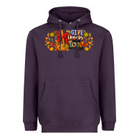 Plum give thanks to the lord for he is good Heavyweight Hoodie - CowhideDigitalArt