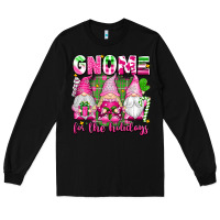 Black gnome for the holidays Long Sleeve Tee - texasbilliewilder