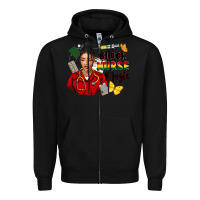Black Juneteenth black Nurse magic Zipper Hoodie - FaDigitalArtStudio