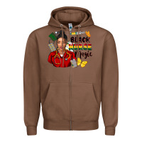 Chestnut Juneteenth black Nurse magic Zipper Hoodie - FaDigitalArtStudio