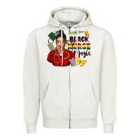Oatmeal Heather Juneteenth black Nurse magic Zipper Hoodie - FaDigitalArtStudio