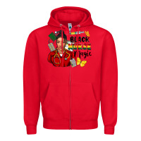 Red Juneteenth black Nurse magic Zipper Hoodie - FaDigitalArtStudio