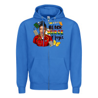 True Royal Juneteenth black Nurse magic Zipper Hoodie - FaDigitalArtStudio