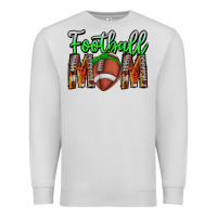 Dove Grey football mom Premium Sweatshirt - CowhideDigitalArt