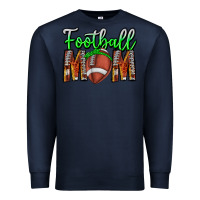 Navy football mom Premium Sweatshirt - CowhideDigitalArt