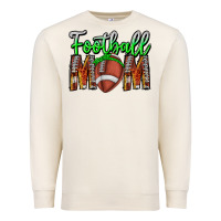 Sandshell football mom Premium Sweatshirt - CowhideDigitalArt