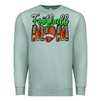 Seafoam football mom Premium Sweatshirt - CowhideDigitalArt