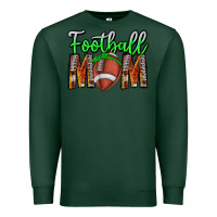Sports Green football mom Premium Sweatshirt - CowhideDigitalArt