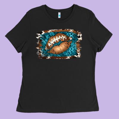 Football Lips Ladies Tee Designed By Jasminsmagicworld