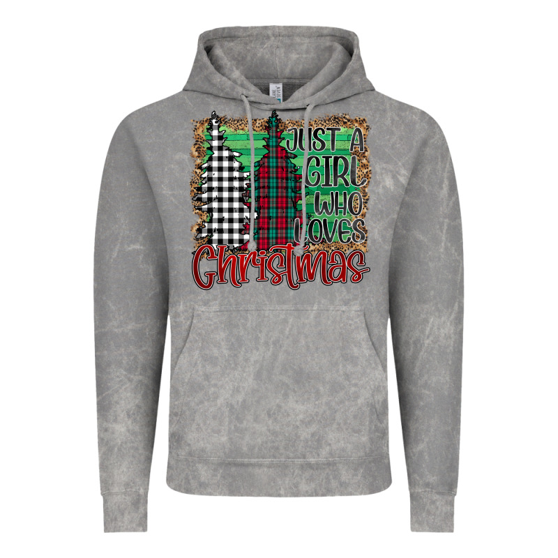 Just A Girl Who Loves Christmas Vintage Hoodie by Bettercallsaul | Teevron