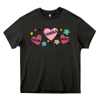Asphalt tacos tequila anxiety Heavy Core Tee - MaliasSmallBusiness