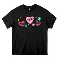 Black tacos tequila anxiety Heavy Core Tee - MaliasSmallBusiness