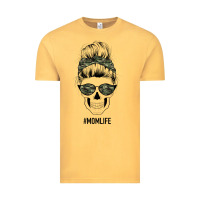 Vintage Mustard Camouflage Pattern Mom Skull Vintage Tee - Bettercallsaul