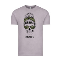 Vintage Zinc Camouflage Pattern Mom Skull Vintage Tee - Bettercallsaul