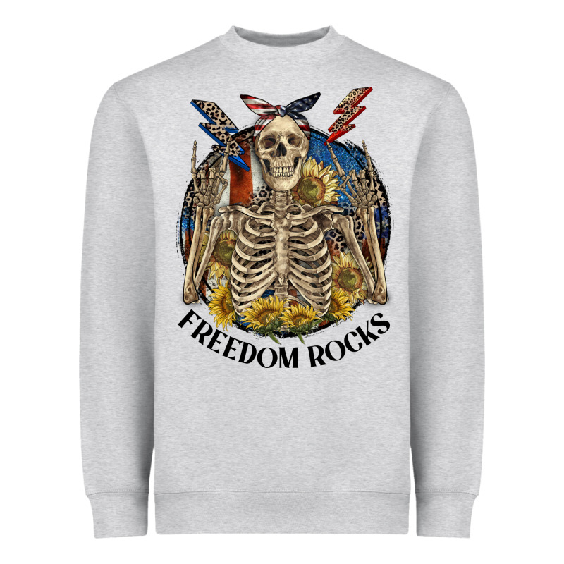 Freedom Rocks Heavyweight Sweatshirt by CowGirlArtShop | Teevron