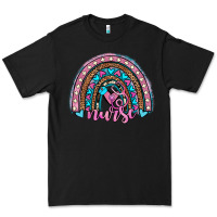 Black leopard cowhide nurse rainbow Premium Tee - JahusDesignShop