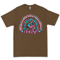 Cacao leopard cowhide nurse rainbow Premium Tee - JahusDesignShop