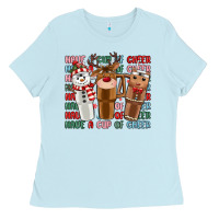 Baby Blue have a cup of cheer Ladies Tee - MaliasSmallBusiness