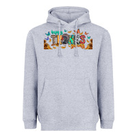 Heather Grey Happy thanksgiving Heavyweight Hoodie - CowhideDigitalArt