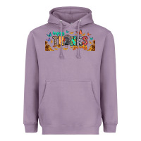 Lavender Happy thanksgiving Heavyweight Hoodie - CowhideDigitalArt
