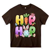 Chocolate Brown easter hip hop Heavy Core Tee - MaliasSmallBusiness