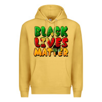 Antique Gold black lives matter Premium Hoodie - FaDigitalArtStudio