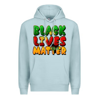 Blue Mist black lives matter Premium Hoodie - FaDigitalArtStudio