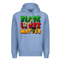 Colony Blue black lives matter Premium Hoodie - FaDigitalArtStudio
