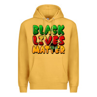 Mustard black lives matter Premium Hoodie - FaDigitalArtStudio