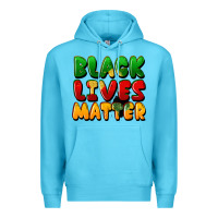 Ocean Blue black lives matter Premium Hoodie - FaDigitalArtStudio