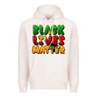Pale Pink black lives matter Premium Hoodie - FaDigitalArtStudio