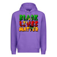 Purple black lives matter Premium Hoodie - FaDigitalArtStudio
