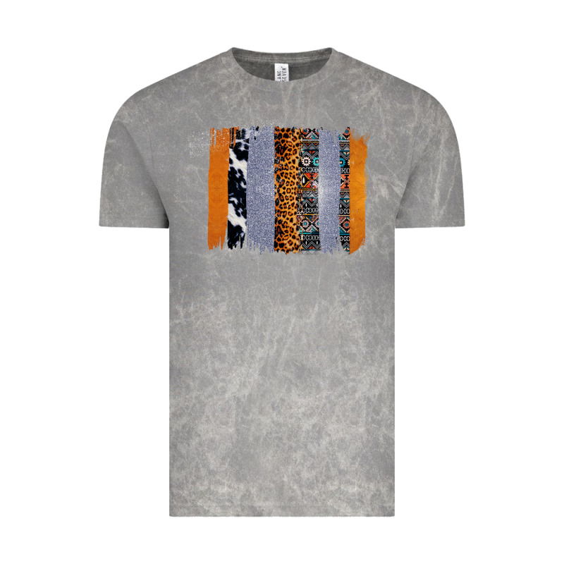 Western Cowhide Glitter Aztec Leopard Pattern Brushstroke Vintage Tee by Bettercallsaul | Teevron